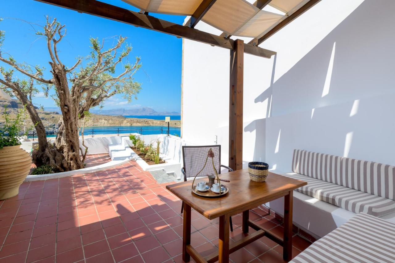 Maris Lindos Suites & Apartments エクステリア 写真
