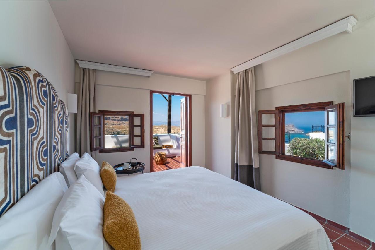Maris Lindos Suites & Apartments エクステリア 写真