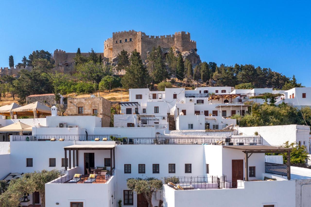 Maris Lindos Suites & Apartments エクステリア 写真
